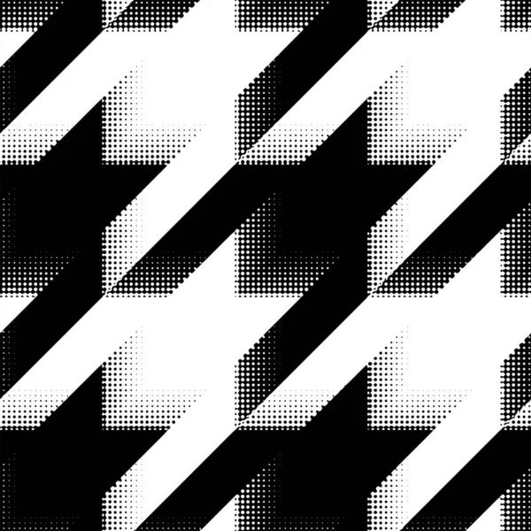 Full Seamless Modern Abstract Pattern Vector Clássico Preto Branco Design — Vetor de Stock