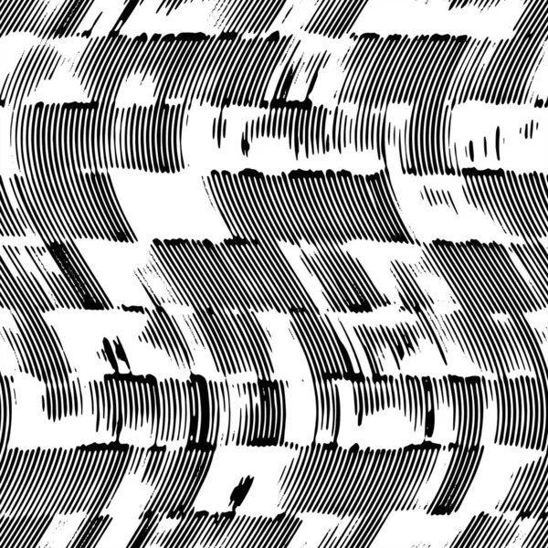 Full Seamless Vague Abstraite Lignes Modèle Pour Impression Tissu Design — Image vectorielle