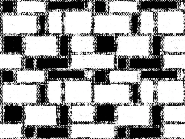 Full Seamless Modern Abstract Pattern Vector Tissu Design Classique Noir — Image vectorielle
