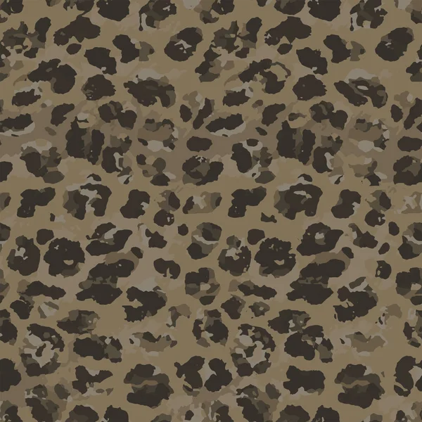 Pełny Bezszwowy Gepard Lampart Zwierzęcy Wzór Skóry Projekt Druku Tkanin — Wektor stockowy