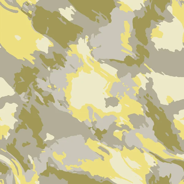 Vecteur Motif Peau Camouflage Multicolore Abstrait Sans Couture Complet Conception — Image vectorielle