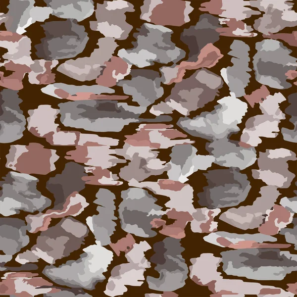 Vollständige Nahtlose Abstrakte Aquarell Pinsel Vektorillustration Soft Artistic Creative Splatter — Stockvektor