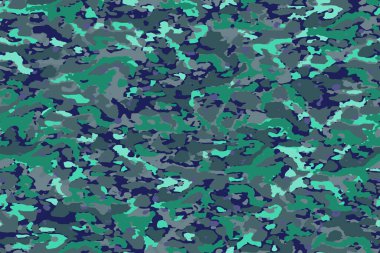 Dekor ve tekstil için kusursuz, soyut askeri kamuflaj deri modeli vektörü. Tekstil kumaş baskı ve duvar kağıdı avlamak için ordu maskeleme tasarımı. Moda ve ev tasarımı için tasarım.