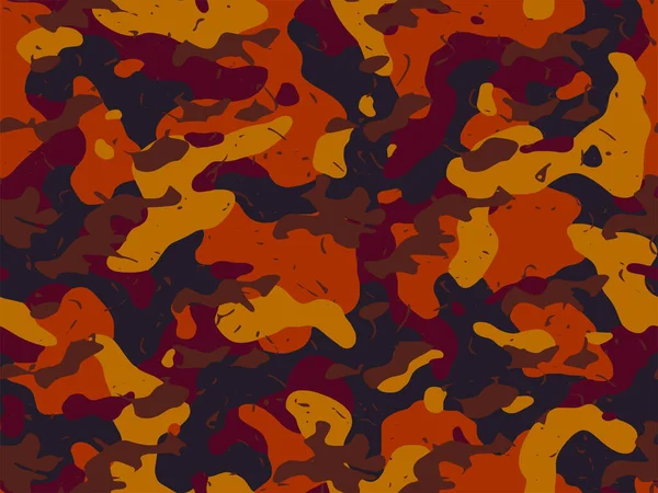 Volledige Naadloze Camouflage Textuur Huidpatroon Vector Voor Militaire Textiel Bruikbaar — Stockvector