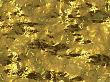 Altın bir yüzeyi olan kusursuz soyut raster deseni.