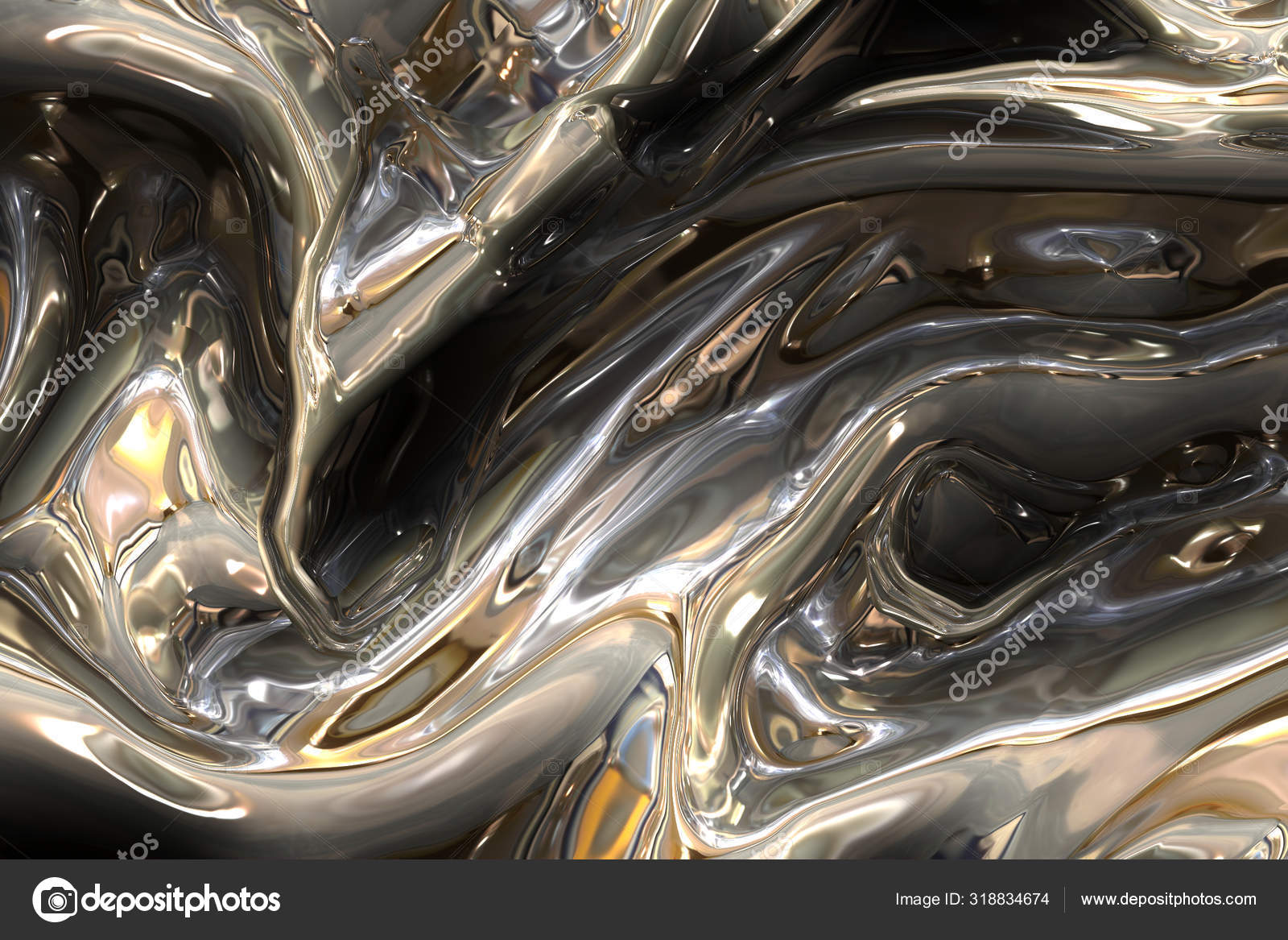 Abstract Background Volumetric Texture Molten Metal Silver Stock Photo by  ©rubina_lena@ 318834674