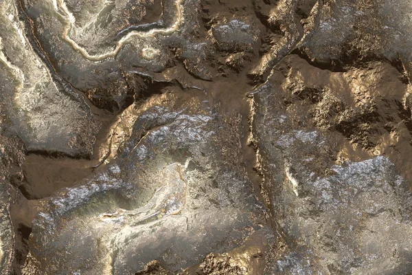 Abstract raster pattern texture with flowing stone surface in gray