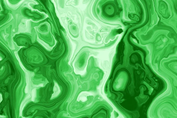 Abstract Background Imitation Malachite Rock Formation Effect Movement White Green — Foto de Stock