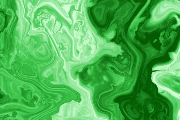 Abstract Background Imitation Malachite Rock Formation Effect Movement White Green — Foto de Stock