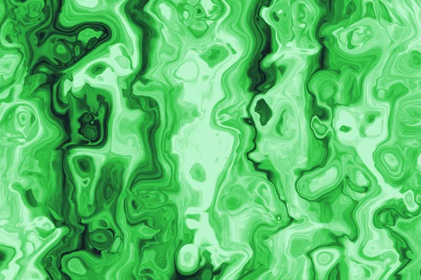 Abstract Background Imitation Malachite Rock Formation Effect Movement White Green — Foto de Stock