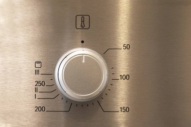 Modern mutfak soba kontrol paneli kapat