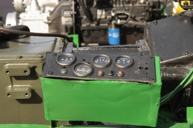 Tarım hattının aygıt kontrol paneli.