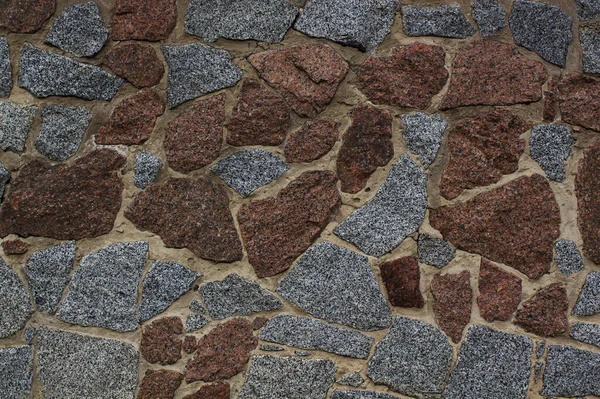 Textura da parede de pedra pebble colorido para o fundo. Conjunto de dois — Fotografia de Stock