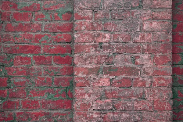 Tło Starego Rocznika Grungy Cegły Ściany Stonowane Kolorze Czerwonym — Zdjęcie stockowe
