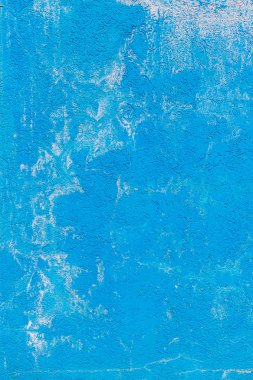 Beton duvarın dokusu beyaz lekelerle mavi renge boyanmış. Duvar kağıtları için arkaplan