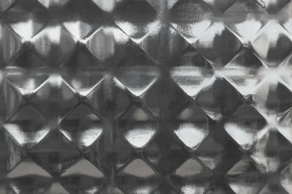 Texture Verre Motif Forme Diamant Comme Fond Résumé Gris Ondulé — Photo