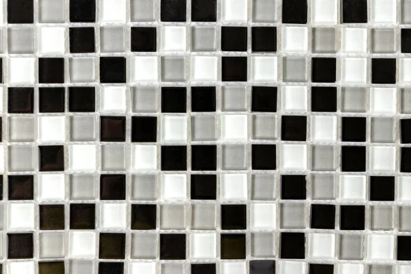 Білий Сірий Чорний Керамічні Плитки Мозаїчної Стінки Ванної Кімнати Абстрактний — стокове фото