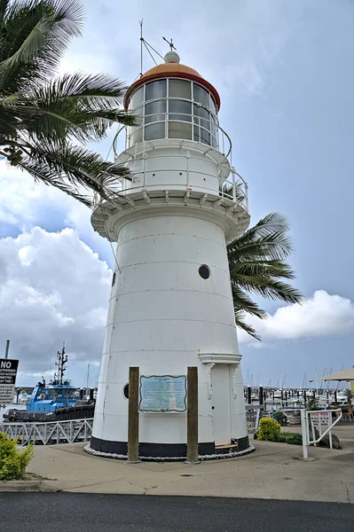 Phare Pine Islet Mackay Harbour Dernier Phare Exploité Par Kérosène — Photo