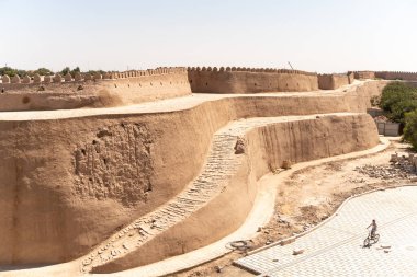 Itchan Kala kalesinin manzarası.