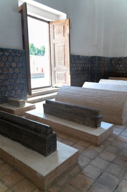 Özbekistan 'daki eski Özbek mezarı Amir Temur maqbarasi, Gori Amir' in içinde..
