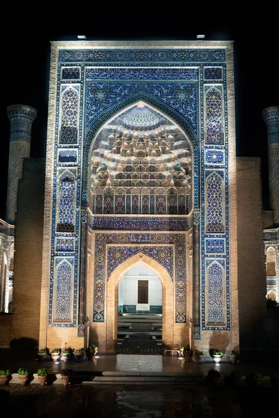 Das Mausoleum Von Gor Amir Maqbarasi Samarkand Usbekistan — Stockfoto
