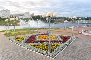 Cheboksary hükümet parkının manzarası