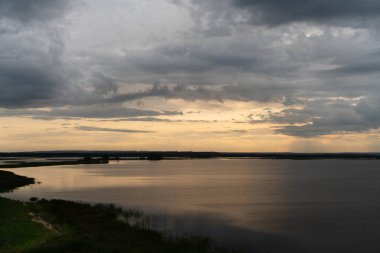 Volga Nehri manzarası