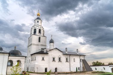 The Sviyazhsk mail monastery in Tatarstan clipart