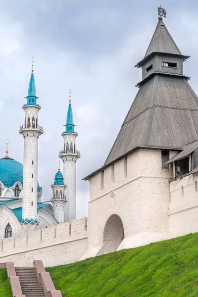 Tataristan Daki Kazan Kremlin Manzarası — Stok fotoğraf