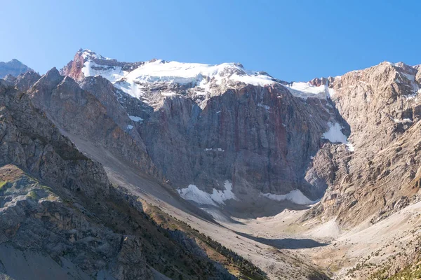 Θέα Στην Περιοχή Pamir Και Ειρηνική Κατασκήνωση Στη Λίμνη Kulikalon — Φωτογραφία Αρχείου