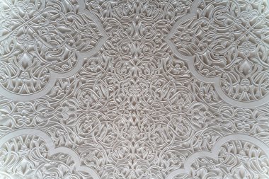 Khiva Otel 'in geleneksel tavanı.
