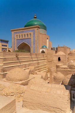 Itchan Kala kalesinin manzarası.