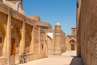 Itchan Kala kalesinin manzarası.