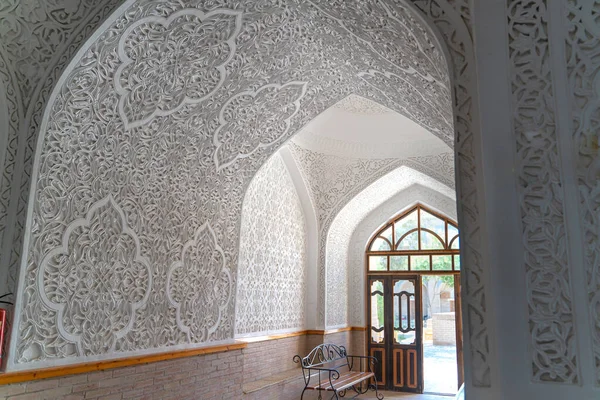 Khiva Uzbekistan 2020 Tradizionale Soffitto Antico Dell Hotel Khiva — Foto Stock