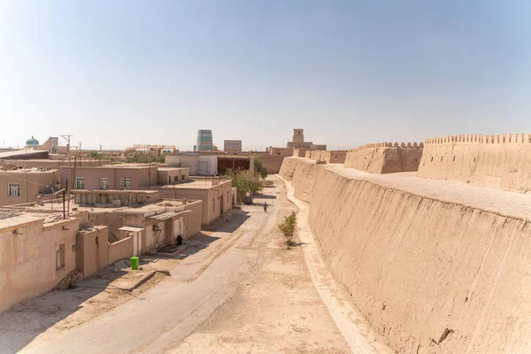 Vue Sur Paysage Vieille Ville Khiva — Photo
