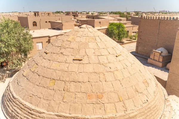 Vue Intérieur Forteresse Itchan Kala — Photo