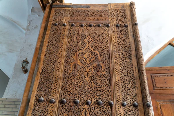 Přední Dveře Verandy Tradičním Uzbeckém Domě — Stock fotografie