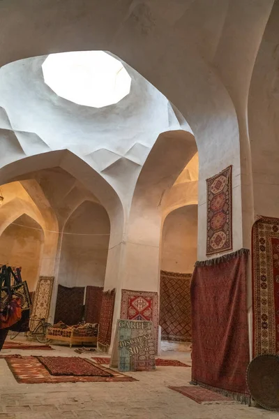 Old Carpet Market Bukhara — Stock Photo, Image