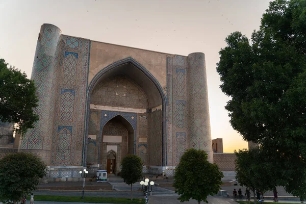 Complexo Memorial Shohizinda Mausoléu Bukhara Uzbequistão — Fotografia de Stock