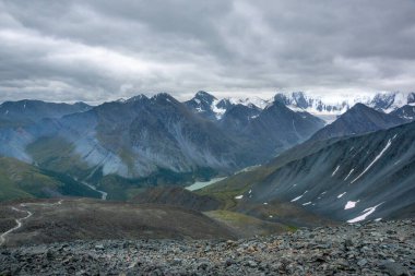 Belukha dağına giden yol.