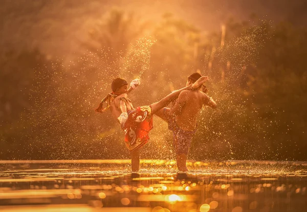 ムエタイ タイボクシング — ストック写真