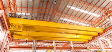 Production Factory Overhead Crane clipart