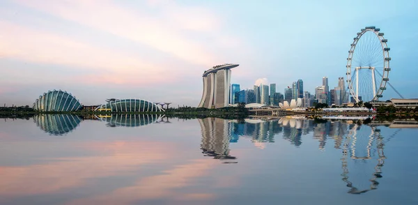 Panoramę miasta Singapur — Zdjęcie stockowe