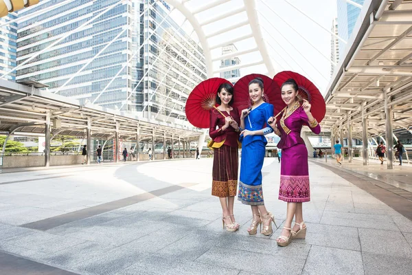 Schöne Asiatin Auf Reisen Bangkok Thailand — Stockfoto
