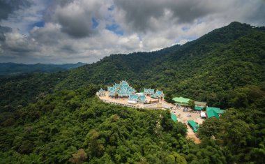 Wat Pa Phu Kon, Udon Thani, Tayland 'daki Güzel ve Ünlü Tapınak. Budist Tapınağı, Tayland' ın ünlü yeri ve Udon Thani Eyaleti 'ndeki seyahat noktası..