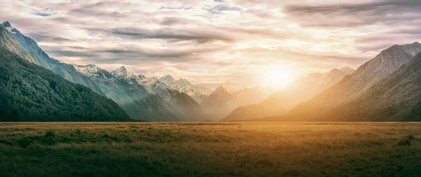 New Zealand mountain landscape