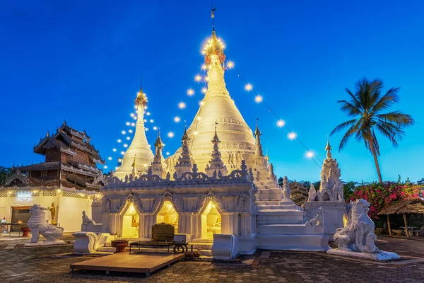 Wat Phra Doi Kong Mae Hong Son Tajlandia — Zdjęcie stockowe