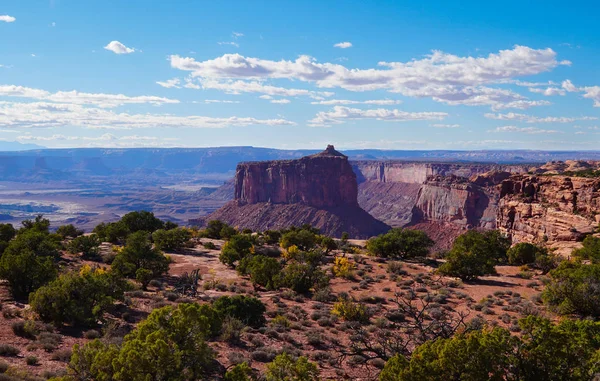 Belleza Dramática Colorida Del Otoño Parque Nacional Canyonlands Sur Utah —  Fotos de Stock