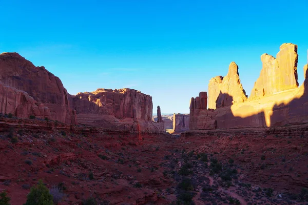 Arches Ulusal Parkı Ndaki Park Avenue Kompleksinin Güzelliği — Stok fotoğraf