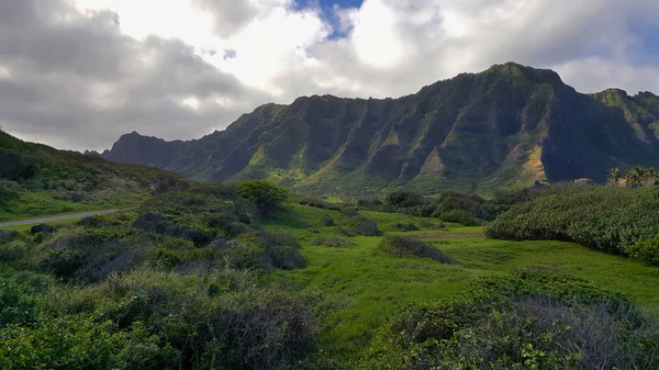 Windward Oahu Hawaii Ata Binmek Için Dünyanın Güzel Yerlerinden Biridir — Stok fotoğraf